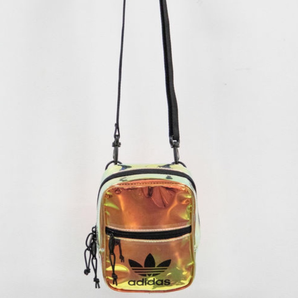 ADIDAS iridescent holographic cross body bag NWT - Picture 4 of 8